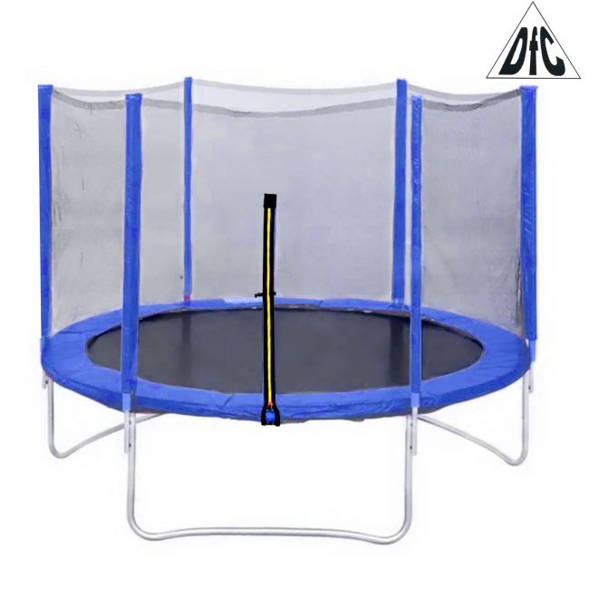 Батут DFC trampoline fitness с сеткой 12FT-TR-B