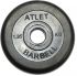 Диск олимпийский Barbell Atlet черный обрезиненный