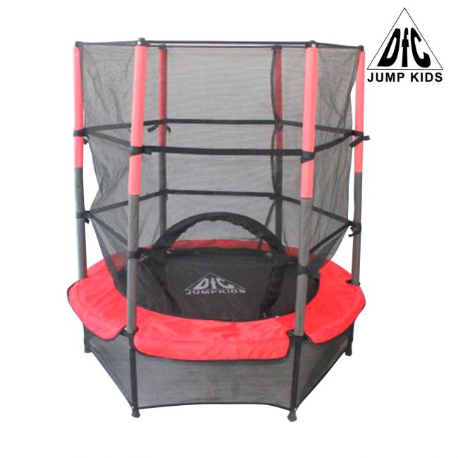 Батут с сеткой DFC Jump Kids 55"