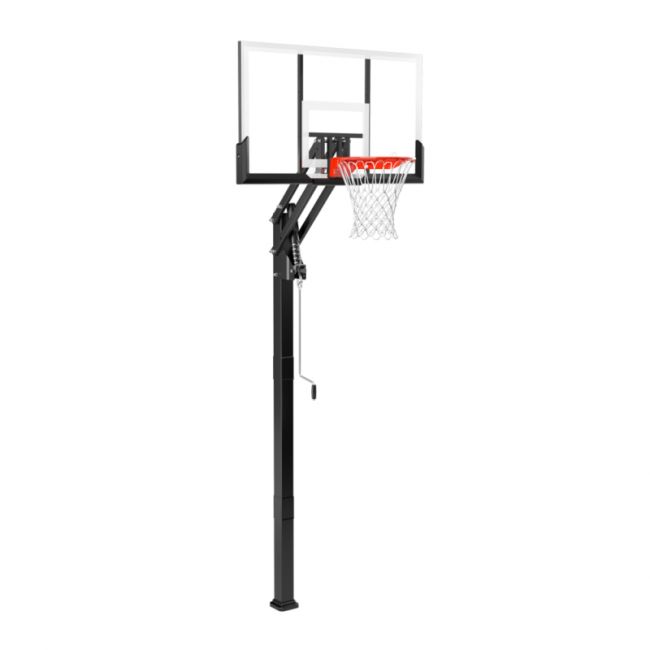 Стационарная баскетбольная стойка Spalding 54 Gold In-Ground 881365CN