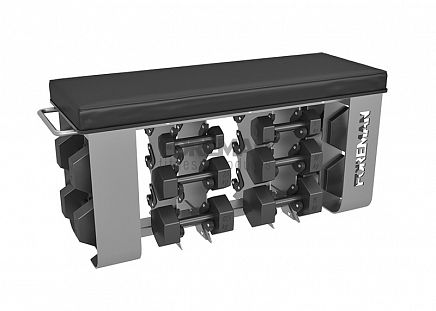  Скамья с интегрированными держателями под гантели Foreman FY-1055.6